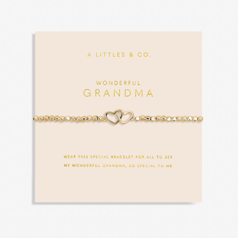 A Little Wonderful Grandma Gold Bracelet