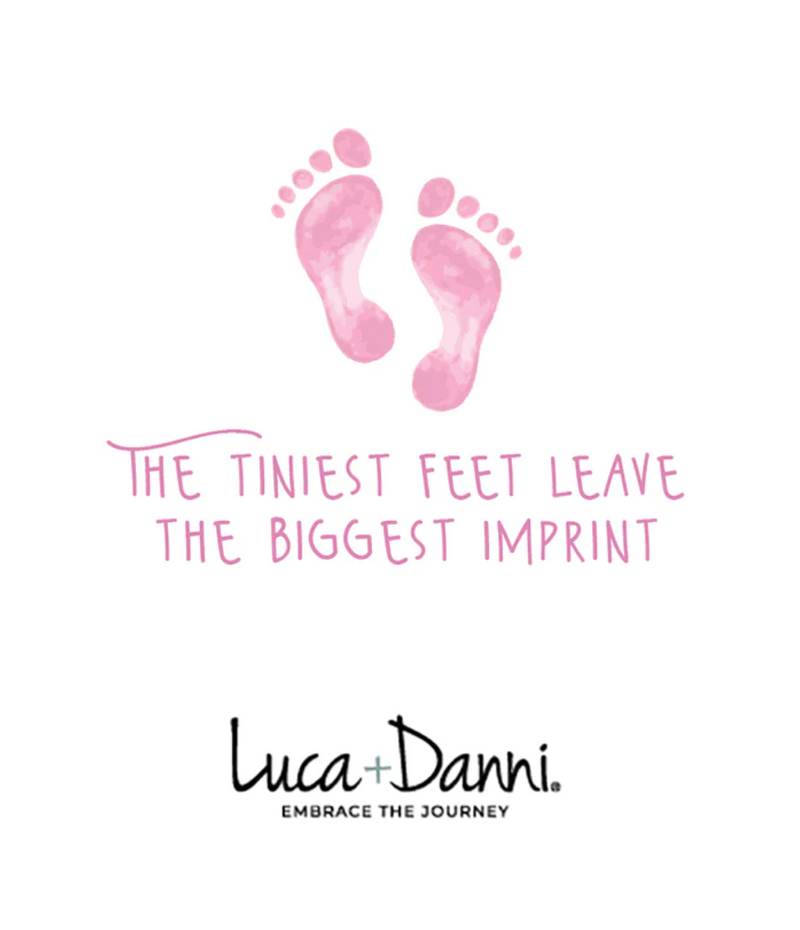 Luca and Danni Silver "Little Footsteps" Bracelet