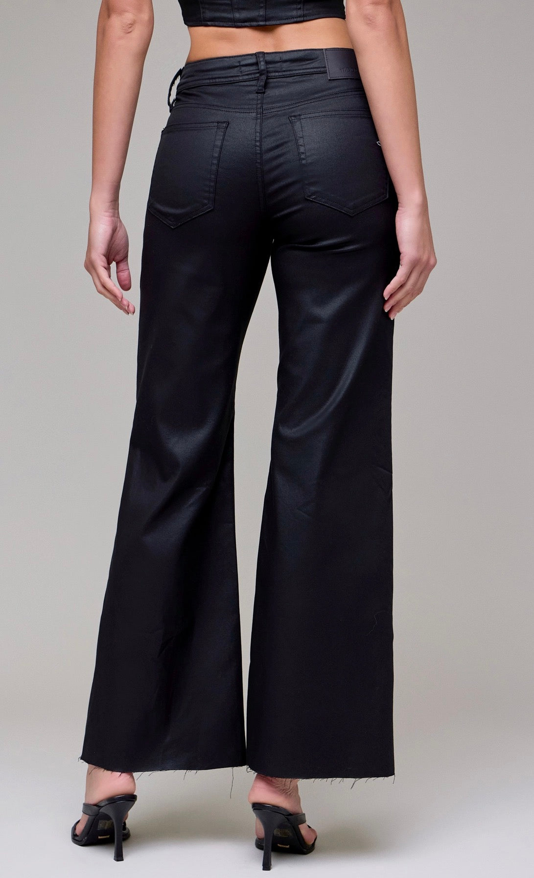 Hidden comfort flare coated low rise 31” inseam