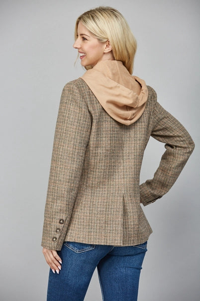 The Kensington Tweed Layered Blazer - Classy Meets Casual