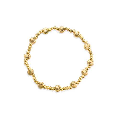 18K Beaded Stretch Bracelet - Heritage - Boutique.com
