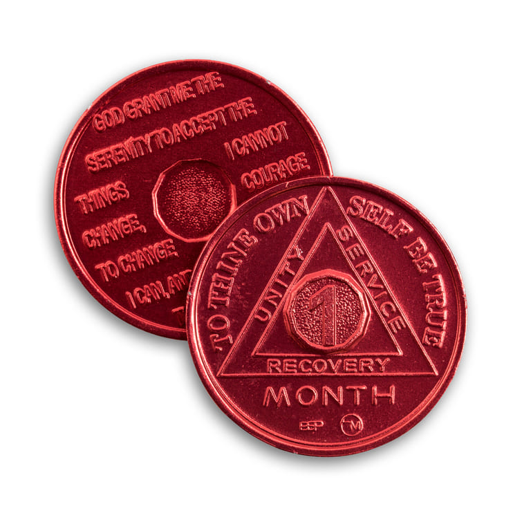 AA Recovery Month Chips