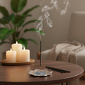 Mandala Lotus Aluminum Incense Burner – Hand-Painted
