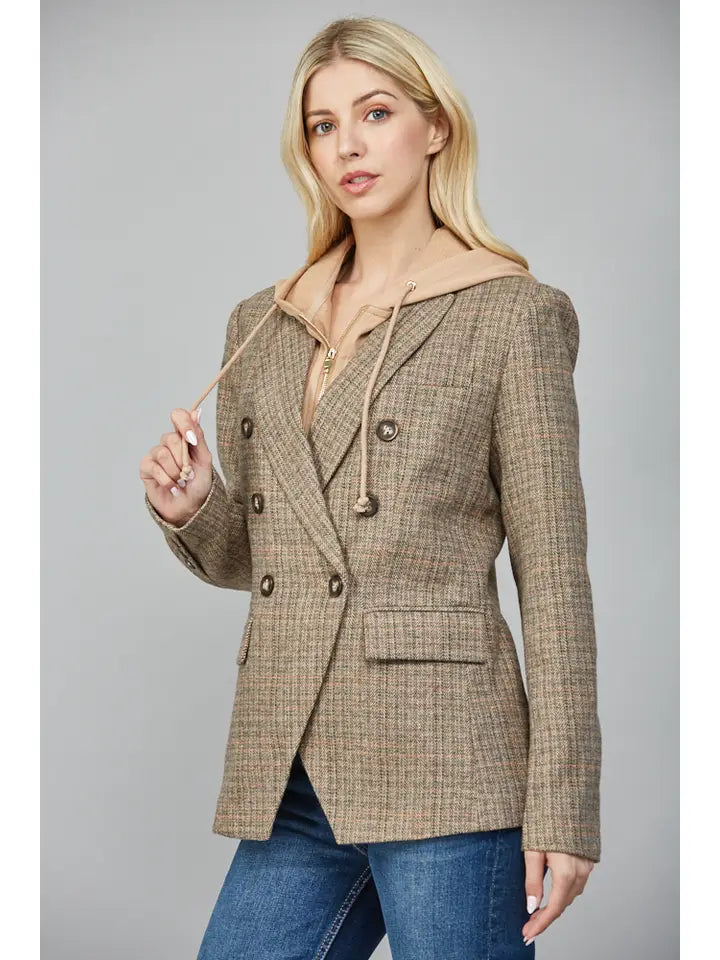 The Kensington Tweed Layered Blazer - Classy Meets Casual