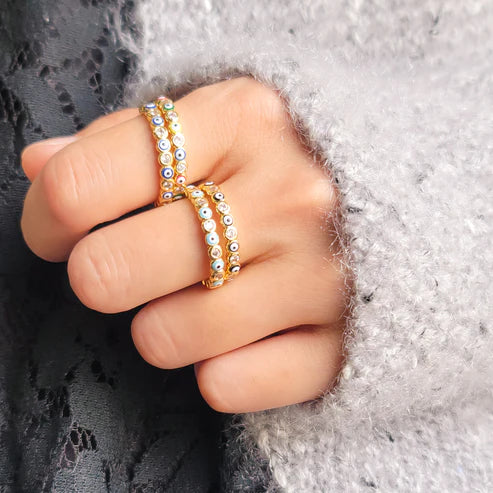 Evil Eye "Malocchio" Ring