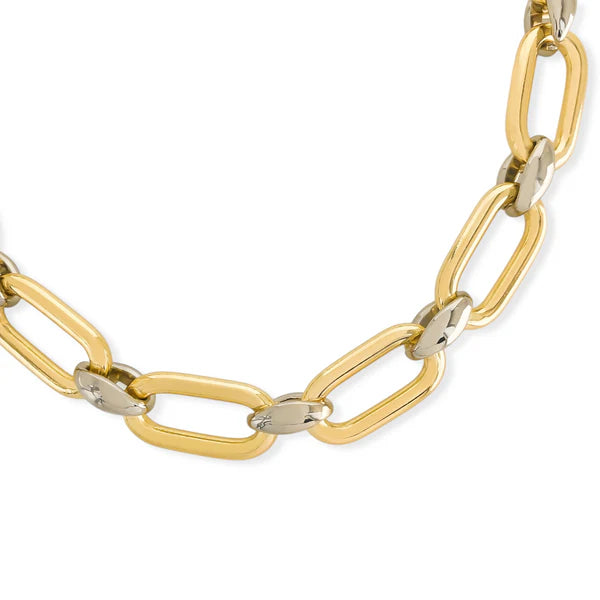 Two Tone Chain Necklace