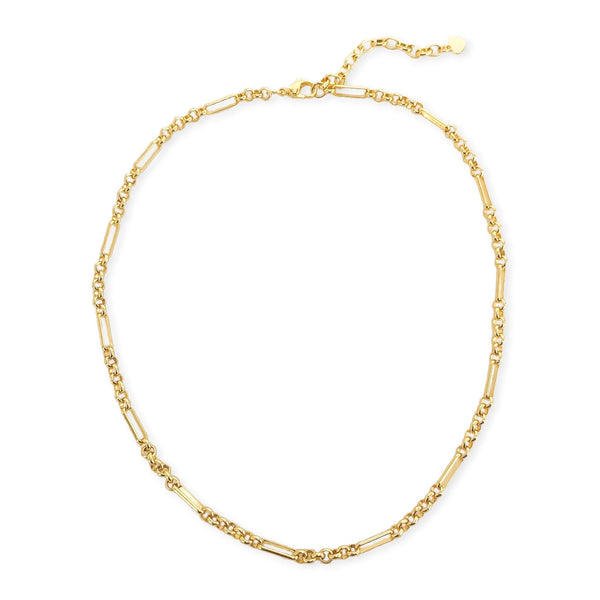 Long O Chain Paperclip Chain Necklace