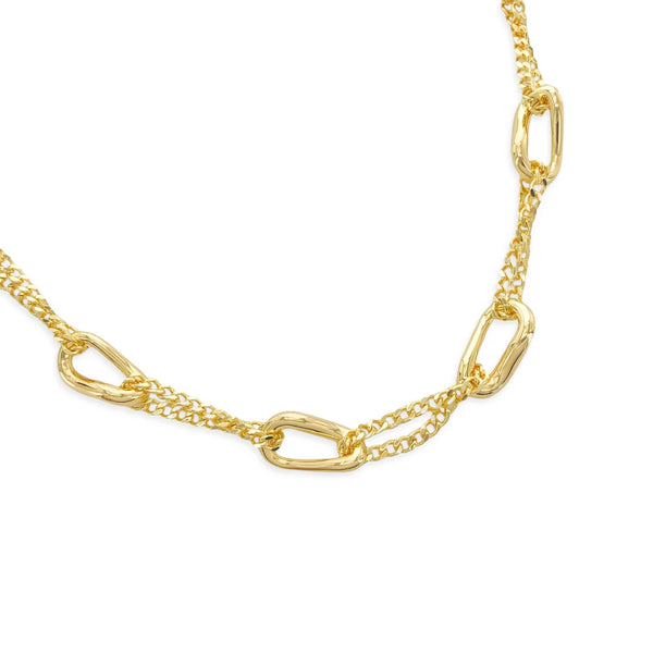 Twisted Chain with Gold Links