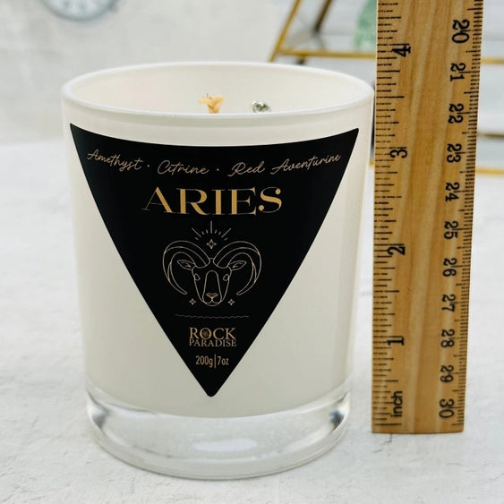 Crystal Zodiac Candles - Aromatherapy