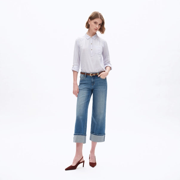 Low Rise Straight Leg Denim Jeans - NEW ARRIVAL