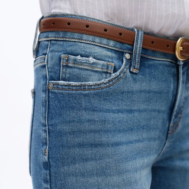 Low Rise Straight Leg Denim Jeans - NEW ARRIVAL