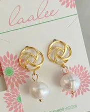 Pearl Bridal Post Earrings