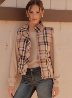 The Tartan Plaid Puffer Vest