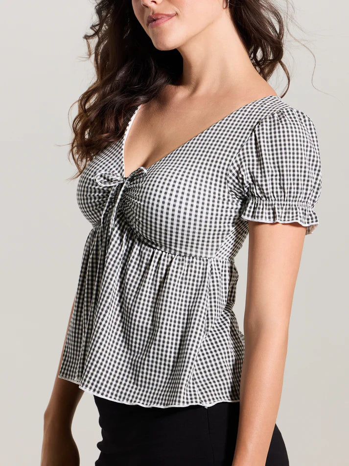 Babydoll Puff Sleeve