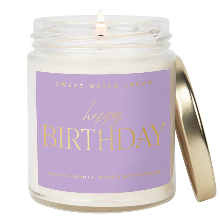 Happy Birthday Quote Candle