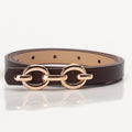 Jacklyn Chain Buckle Classic Women's Thin Belt