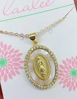 Virgin Mary Pendant Necklace