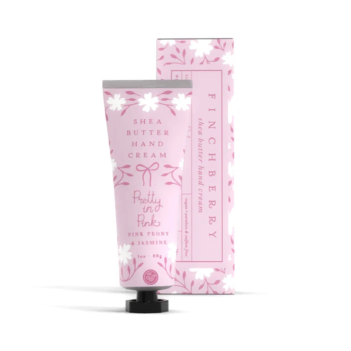 Finchberry Pretty in Pink Travel Hand Cream – Pink Peony & Jasmine