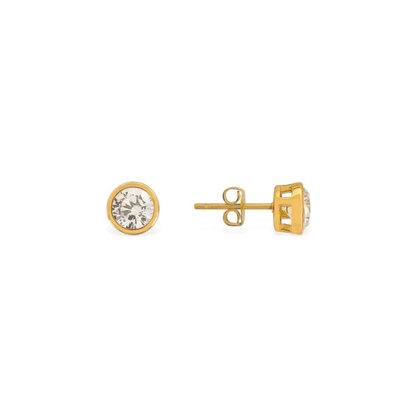 CZ Stud Water Resistant Earrings