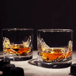 LIITON Grand Canyon Crystal Whiskey Glass Set Of 2