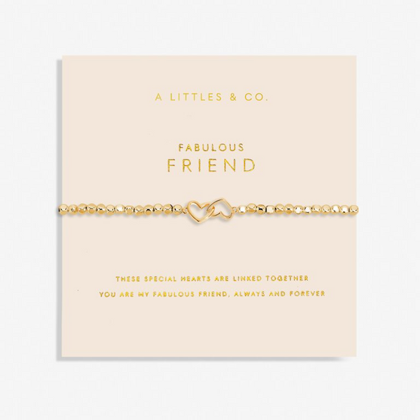 ‘Fabulous Friend' Bracelet in Gold-Tone Plating