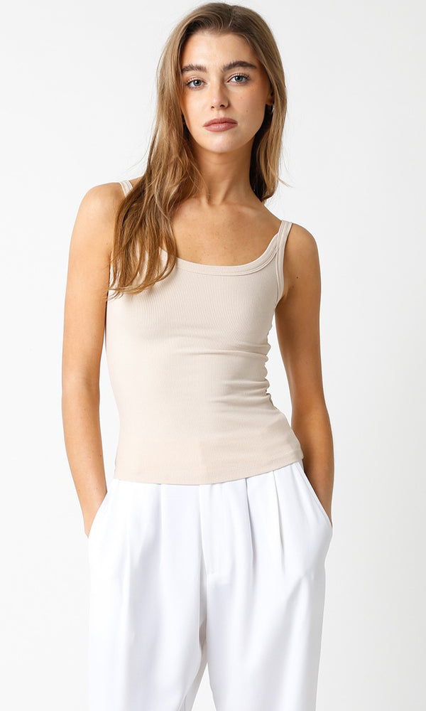 The Sleeveless Round Neck Tank