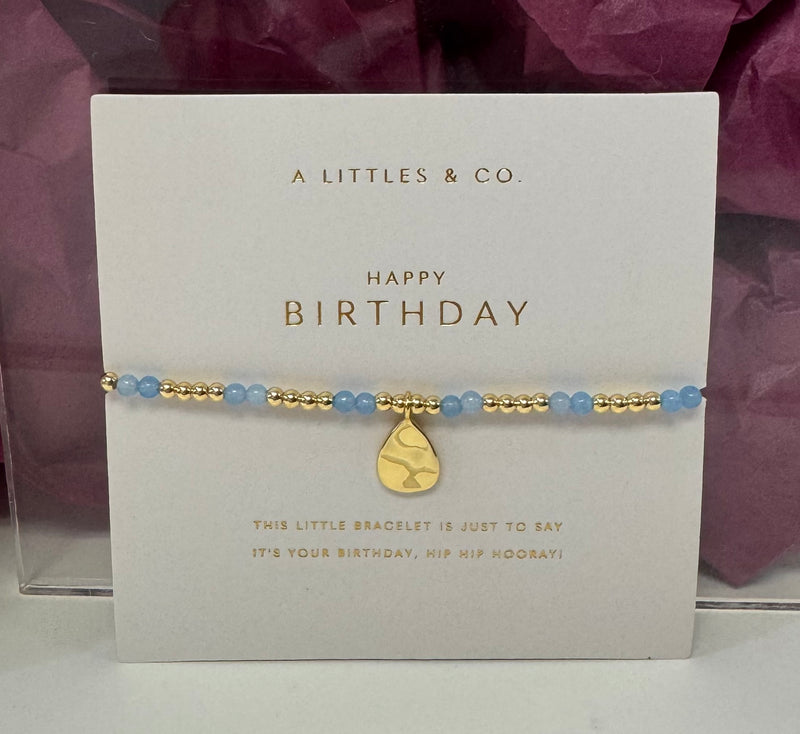 A Little Happy Birthday - Gold Tone