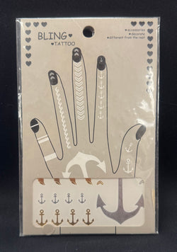 Bling Tattoo Anchors