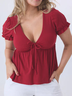 Babydoll Puff Sleeve