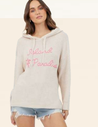 Island Paradise Hooded Sweater