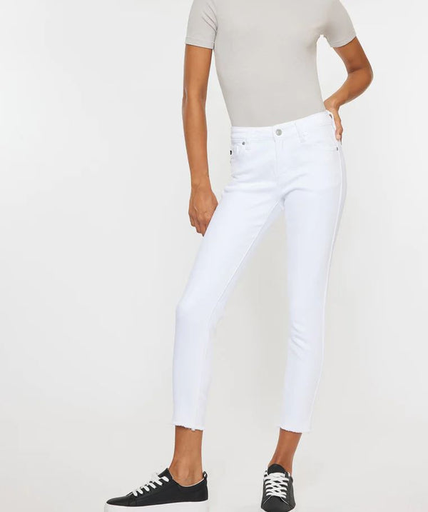 Ivy White KanCan Mid Rise Jeans