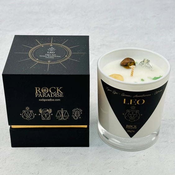 Crystal Zodiac Candles - Aromatherapy