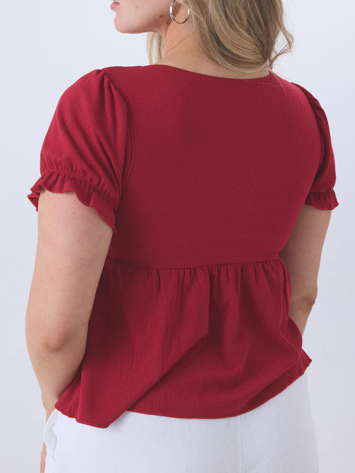 Babydoll Puff Sleeve