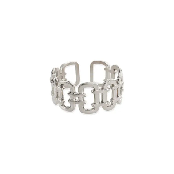 Chain Link Water Resistant Ring