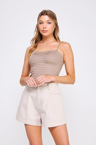 Shimmer Bralette with Variegated Lines