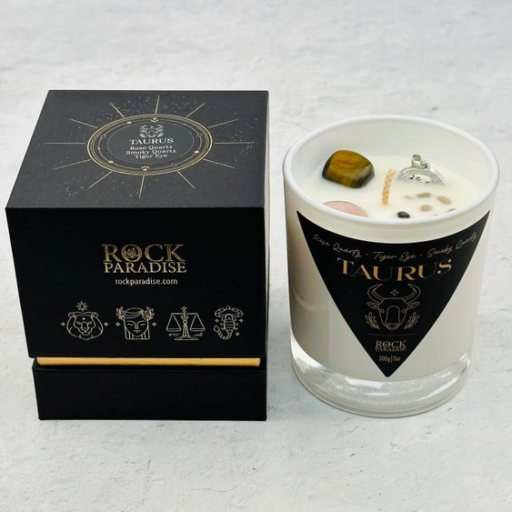 Crystal Zodiac Candles - Aromatherapy