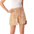 Golden Sands Rayon Shorts | Lightweight Boho Summer Shorts