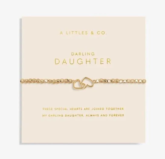 A Little Darling Daughter Gold Bracelet - Heritage-Boutique.com