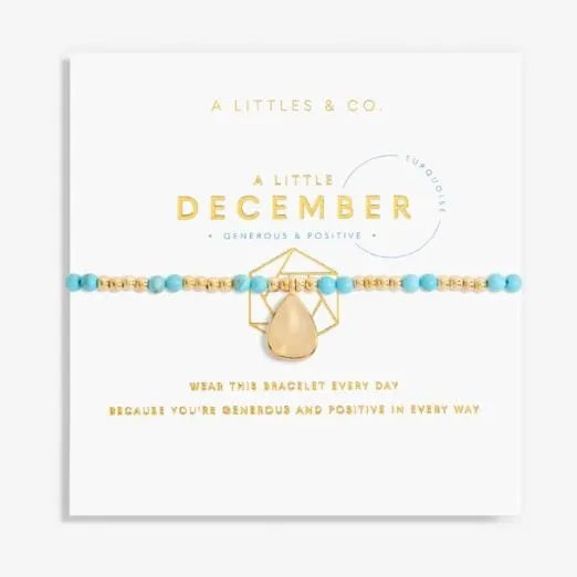 A Little December Turquoise Birthstone Bracelet - Heritage-Boutique.com