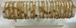 A Little Gold Alphabet Bracelet - Heritage-Boutique.com