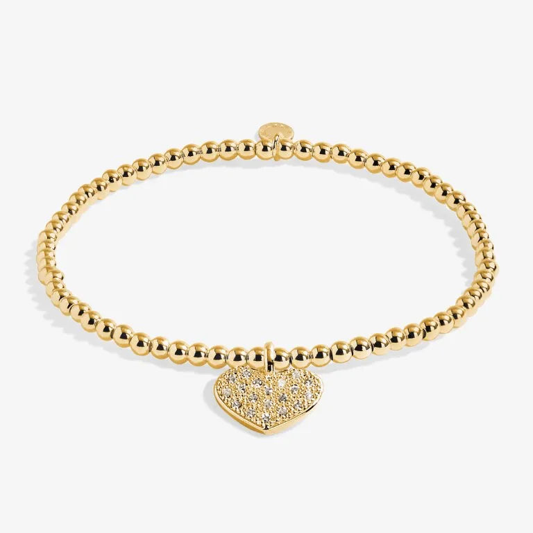 A Little 'Happy 30th Birthday' Bracelet in Gold-Tone Plating - Heritage-Boutique.com