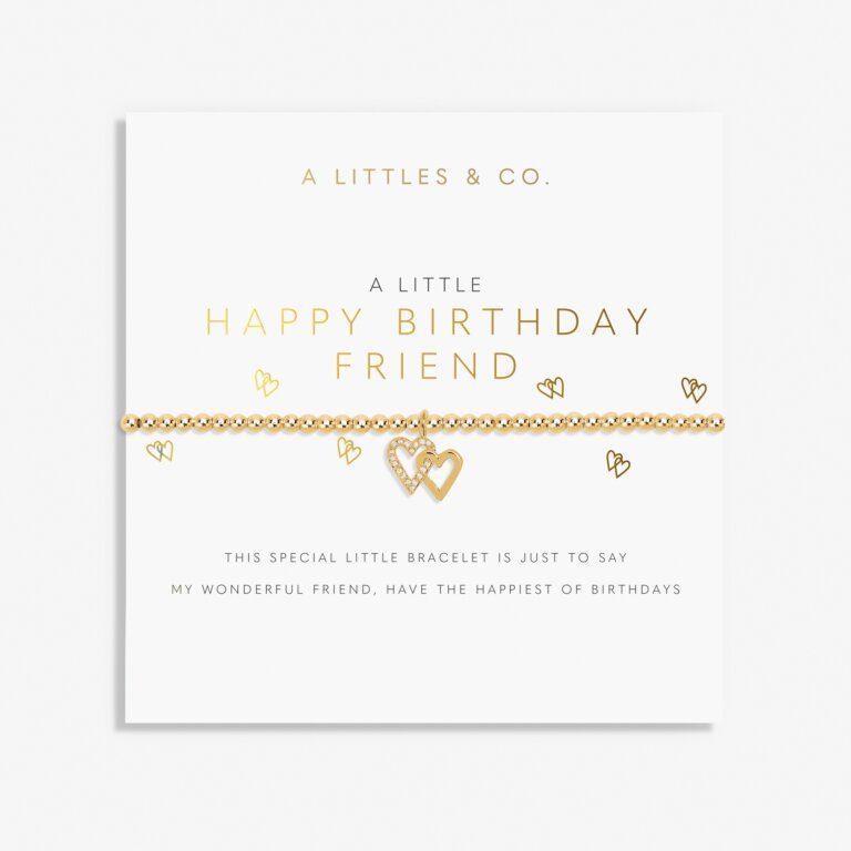 A Little 'Happy Birthday Friend' bracelet - gold - Heritage - Boutique.com
