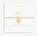 A Little July Sunstone Birthstone Bracelet - Heritage - Boutique.com