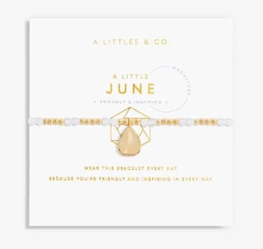 A Little June Moonstone Birthstone Bracelet - Heritage - Boutique.com