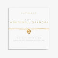 A Little Wonderful Grandma Flower Gold Bracelet - Heritage - Boutique.com