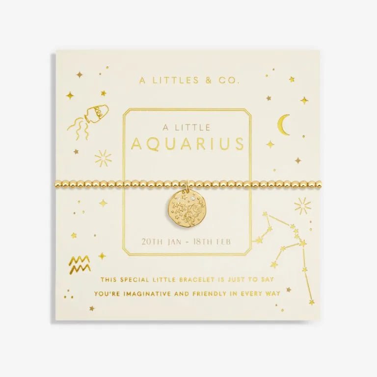 A Little Zodiac Bracelet in Gold - Tone Plating - Heritage - Boutique.com