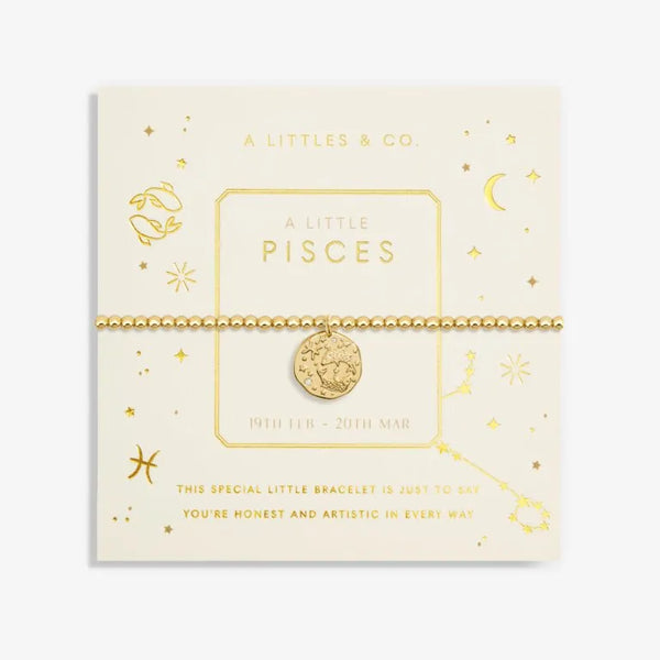A Little Zodiac Bracelet in Gold-Tone Plating - Heritage-Boutique.com