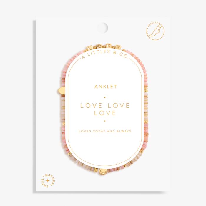 A Littles & Co. Love Love Love Love anklet - Heritage - Boutique.com