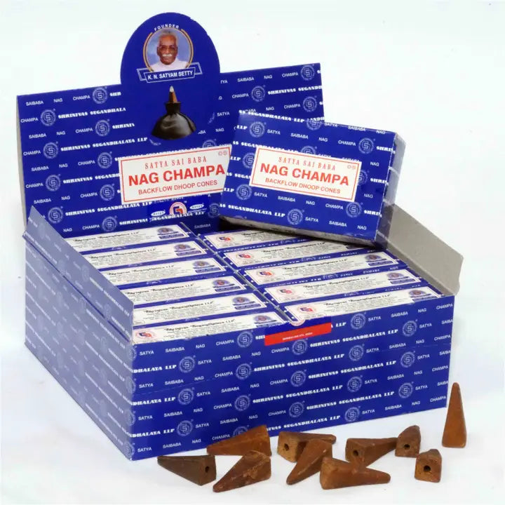 Satya Nag Champa Backflow Cones