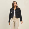 Able Short Black Jacket with Gold Buttons - Heritage - Boutique.com